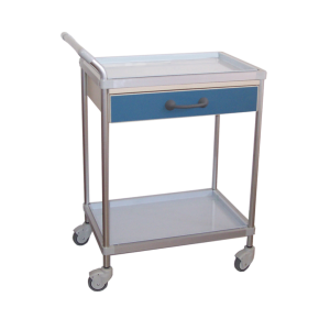 Deluxe Medical Trolley with Drawer – 65 × 45 × 80 cm