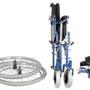 Folded Wheelchair, 46 cm Seat Width