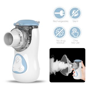 AirKid Yellow Portable Nebulizer with Adult & Paediatric Masks