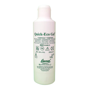 LESSA QUICK ECO Crystal Transparent Ultrasound Gel, 250 ml