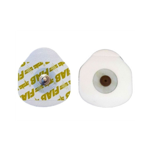 Oval ECG Clip Electrodes 36 × 40 mm – Pouch of 100