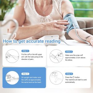 Digital Blood Pressure Monitor with 22–32 cm Cuff