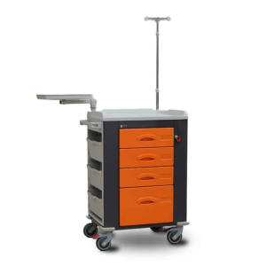 Small Emergency Trolley 750 x 650 x 1060 mm