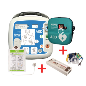 Automatic AED Defibrillator with Universal Pads English