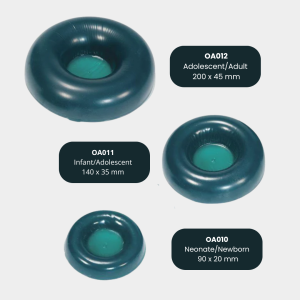 Oasis Closed Head Rings Gel Supports – Choose Size 10801 (OA010): Neonate/Newborn, dimensions 90 x 20 mm