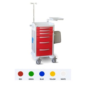 Genius Small Emergency Trolley, 80 x 60 x 147 cm