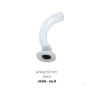 Guedel Oropharyngeal Airways, Sizes 0–5