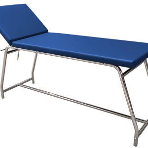 Examination Couch with Adjustable Backrest – Choose Colour Blue