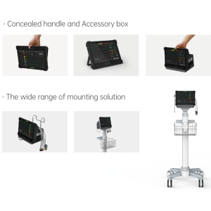 10 Inch Touchscreen Patient Monitor with Detachable Screen