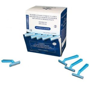 Double Blade Disposable Razors – Box of 100